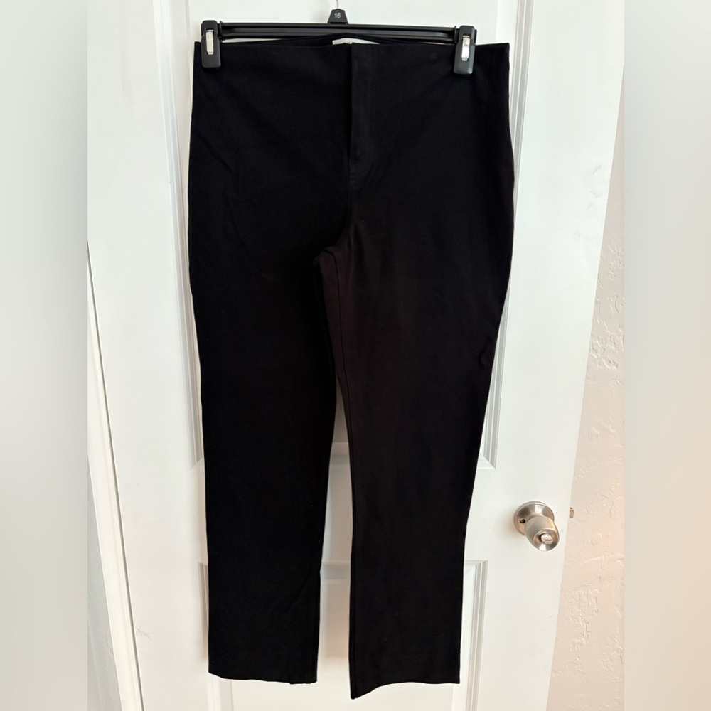 M.M. Lafleur Size 10 Black Stretch Adjustable Inseam Pants